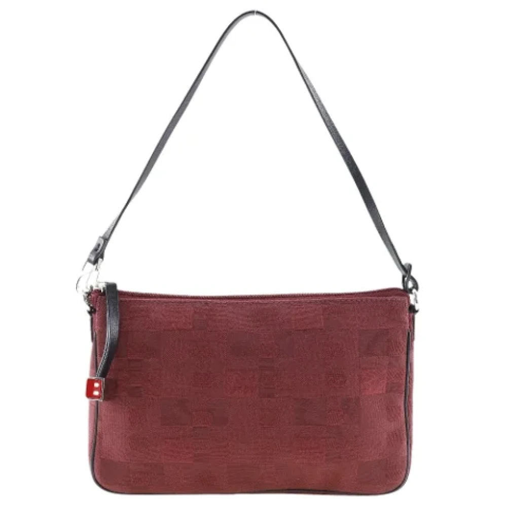 Bally Pre-owned Cotton shoulder-bags Red Dames