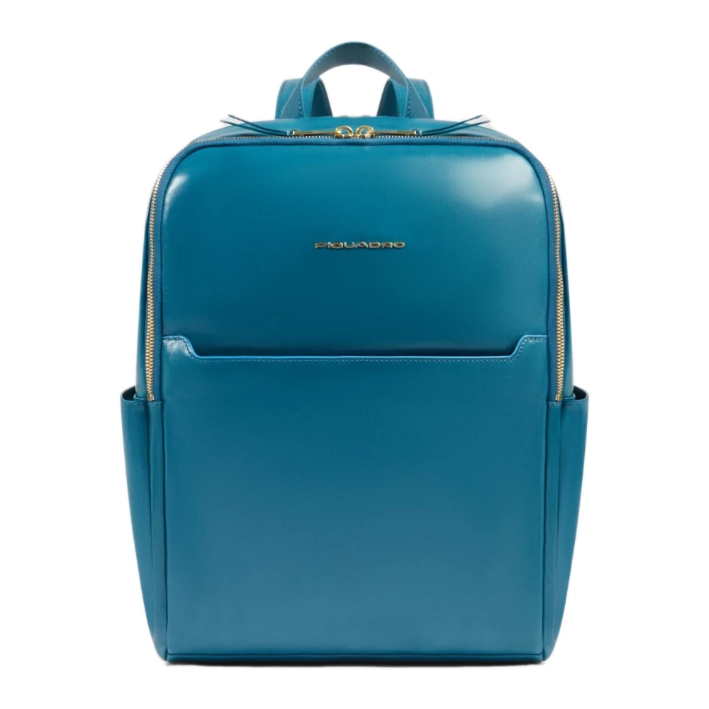 Piquadro Homme Vert Sacs, Taille: One Size Sac À Dos Pour Ordinateur Portable Blue Square 14"