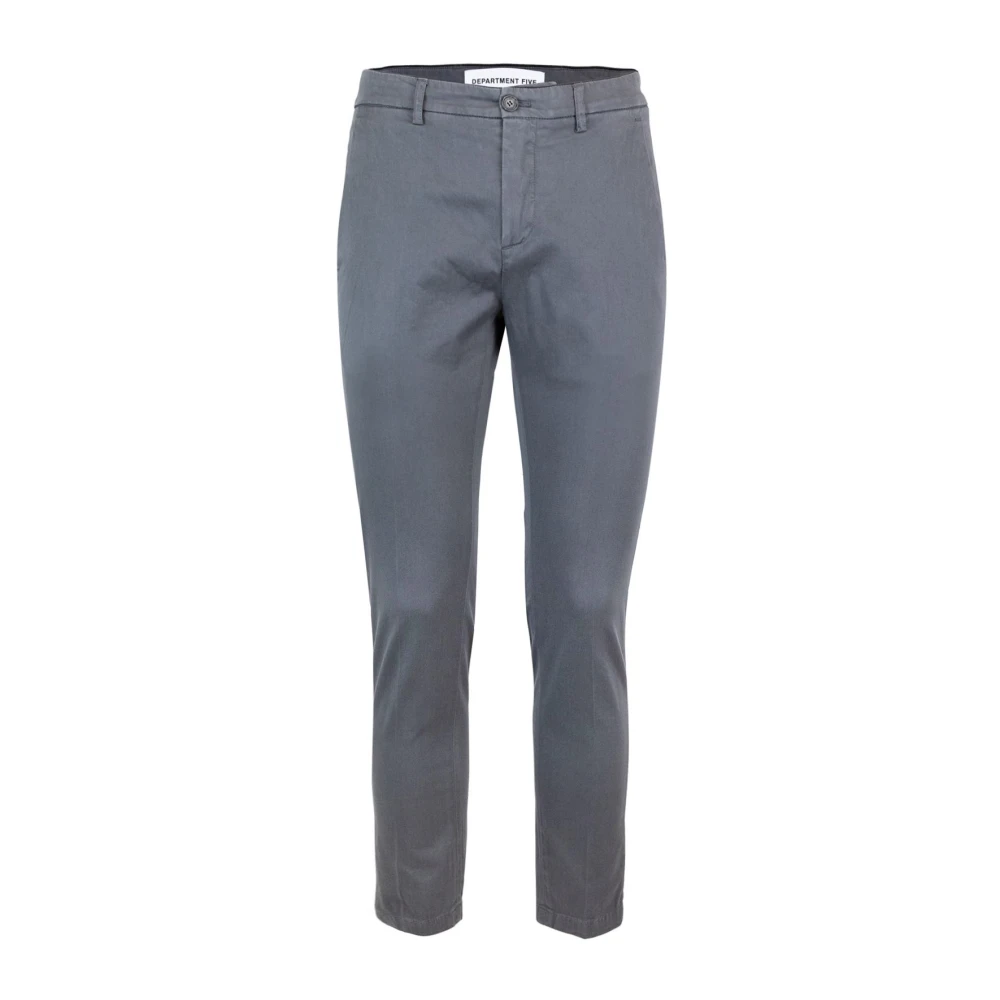 DEPARTMENT FIVE Slim Fit Chino Byxor Grå Gray, Herr