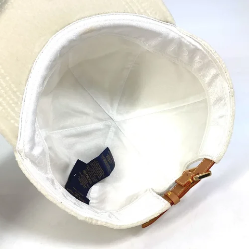Louis Vuitton Vintage Pre-owned Fabric hats White Dames