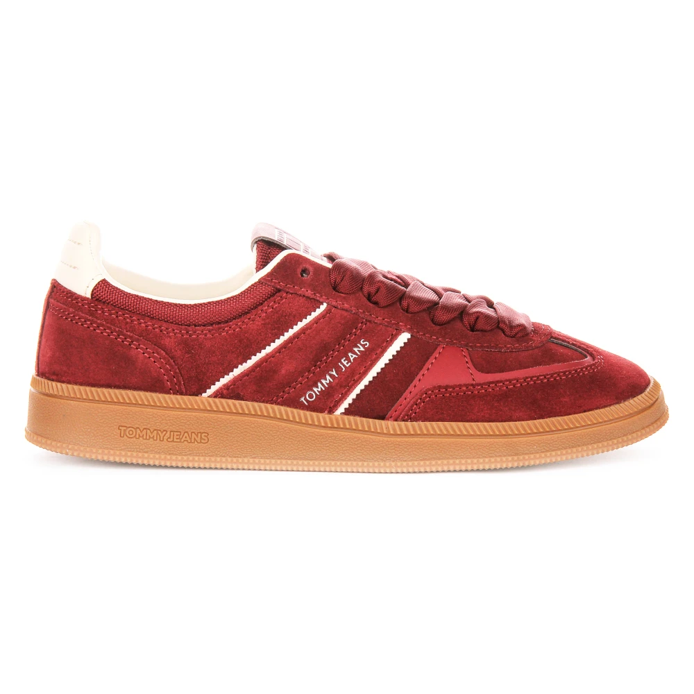 Tommy Jeans Women's Brown Sneakers, 5 Uk, Greenwich Suede Trainers