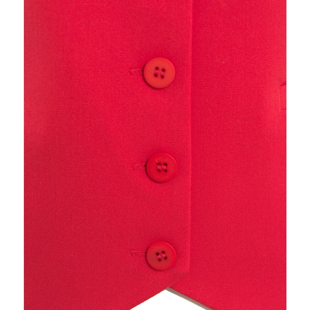 Staud Rode single-breasted blazer Brett Red Dames
