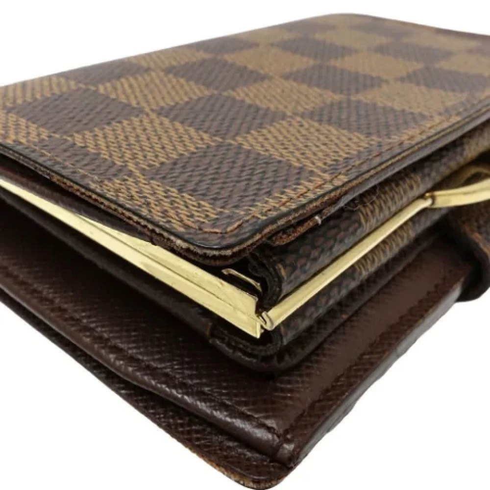 Louis Vuitton Vintage Pre-owned Canvas wallets Brown Dames