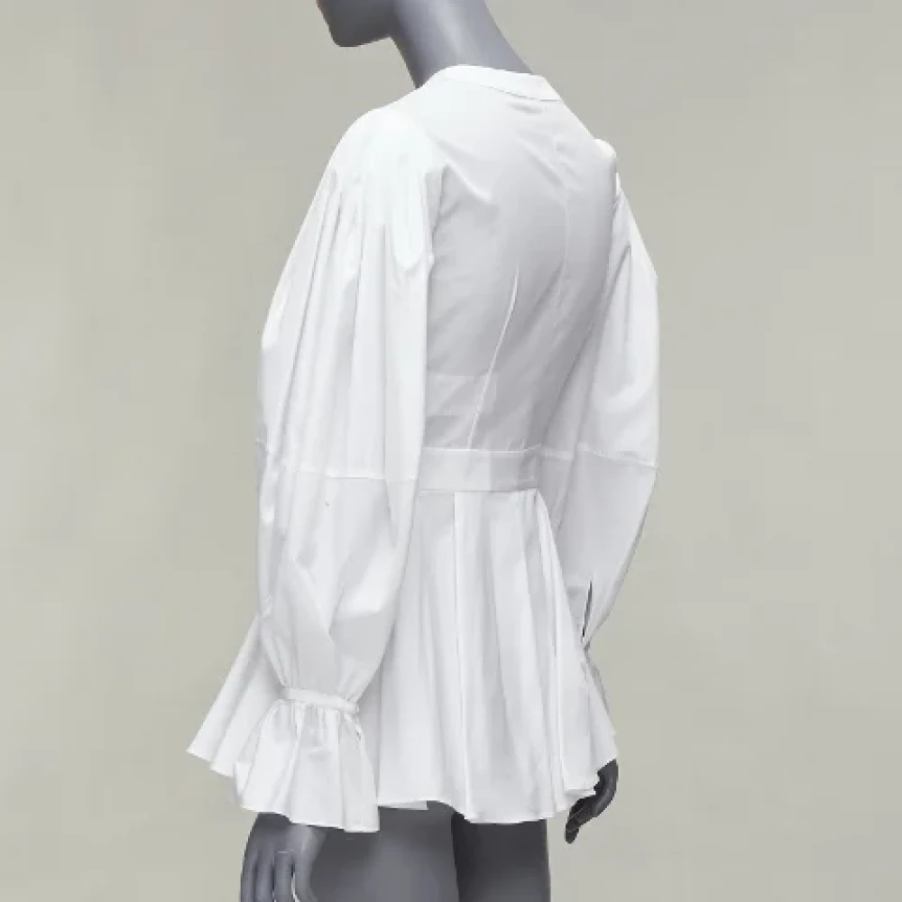 Alexander McQueen Pre-owned Cotton dresses White Dames