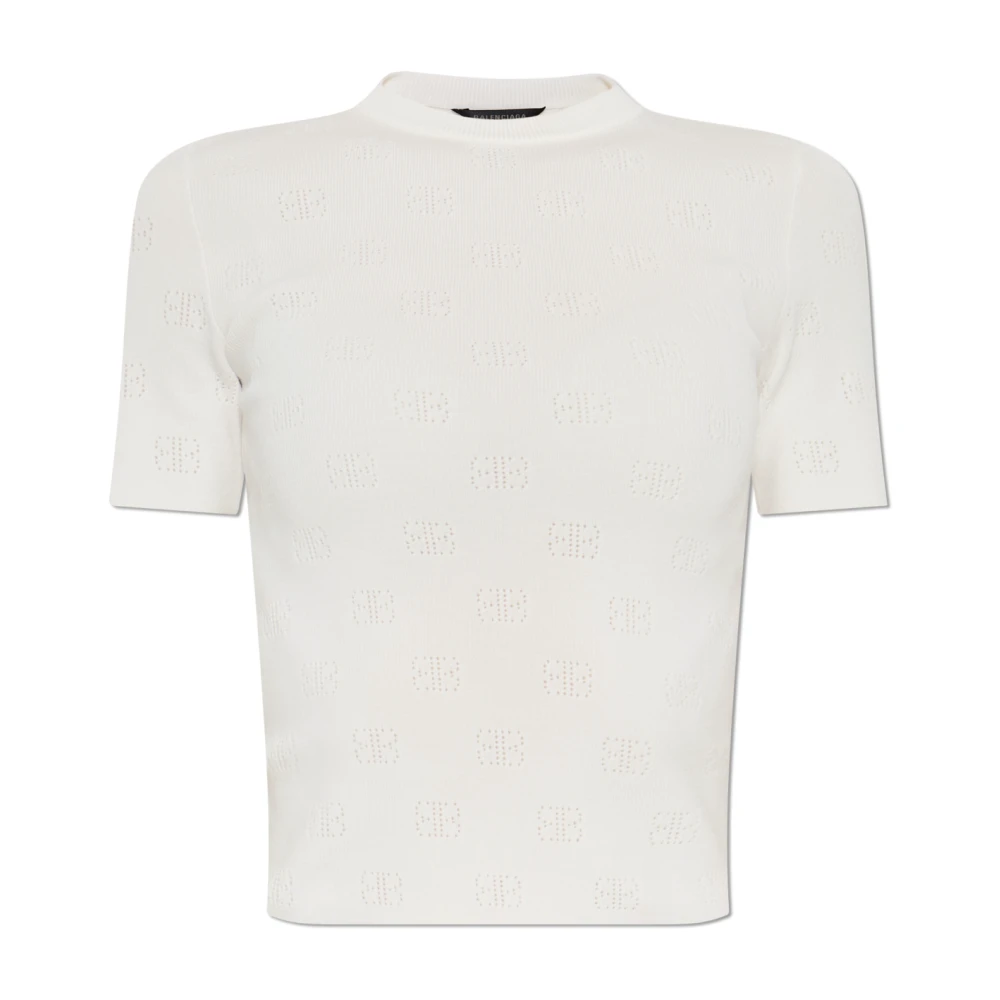 Balenciaga Wollen top Beige Dames