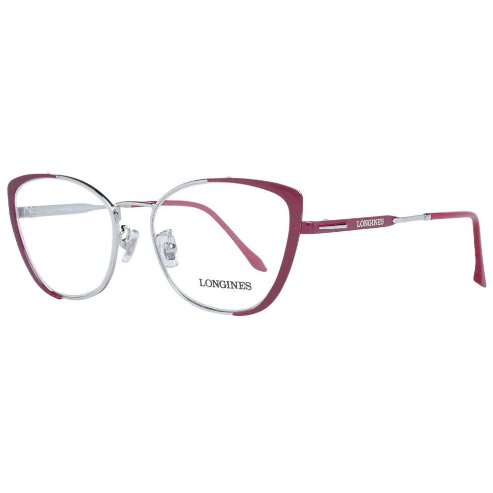 Longines Stijlvolle Bordeauxrode Dames Optische Brillen Red Dames