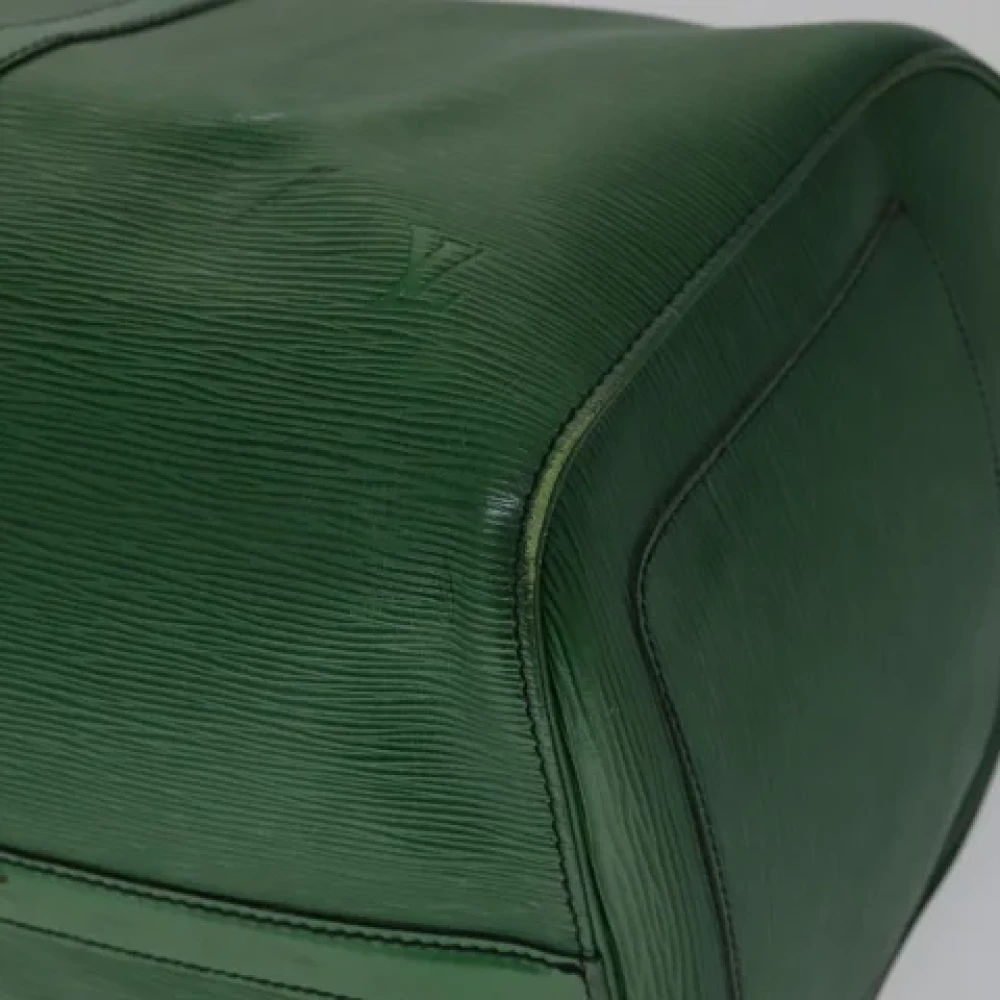 Louis Vuitton Vintage Pre-owned Leather travel-bags Green Dames