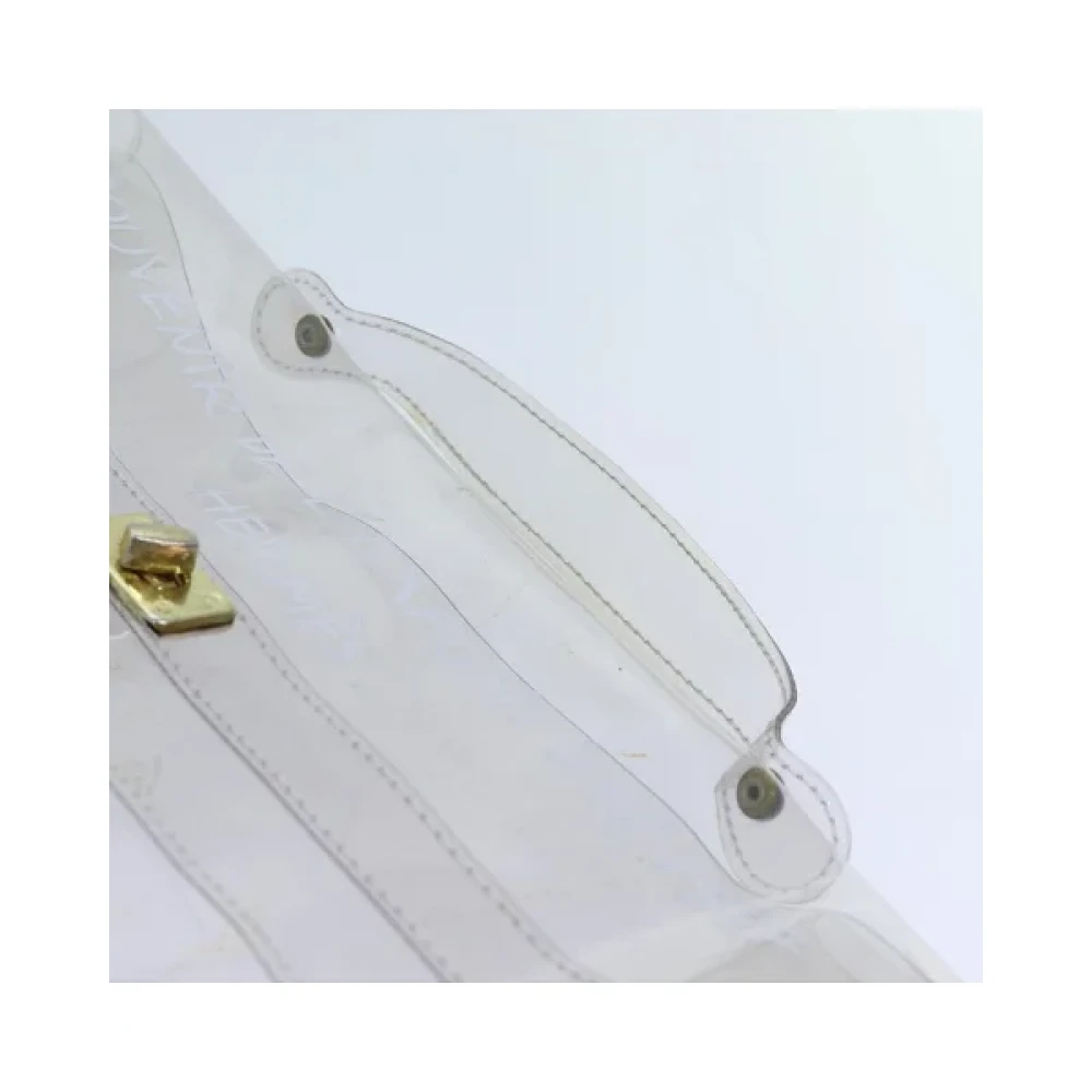 Hermès Vintage Pre-owned Fabric handbags White Dames
