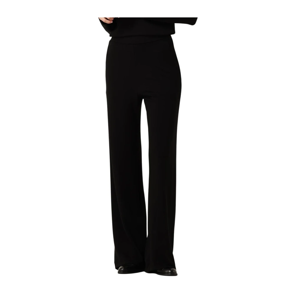 Ana Alcazar Elegante Wijde Broek voor Vrouwen Black Dames
