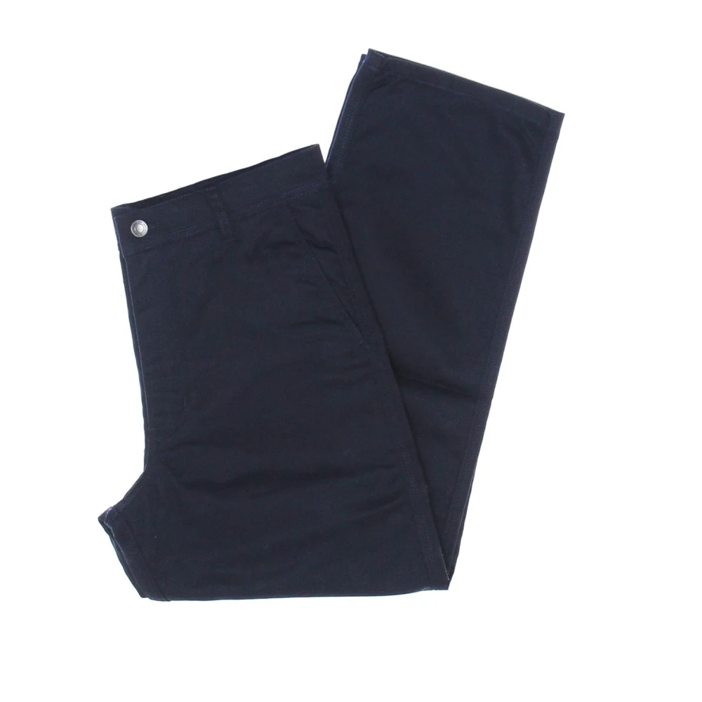 HUF Navy Blauwe Katoenen Twill Broek Blue Heren