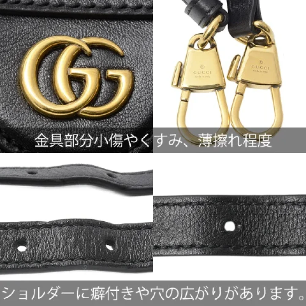 Gucci Vintage Pre-owned Leather handbags Black Dames