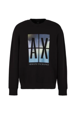 Abstract Print Jersey Sweatshirt