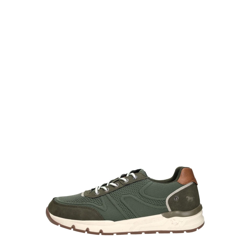 Mustang Lage Sneakers Heren Schoenen Groen