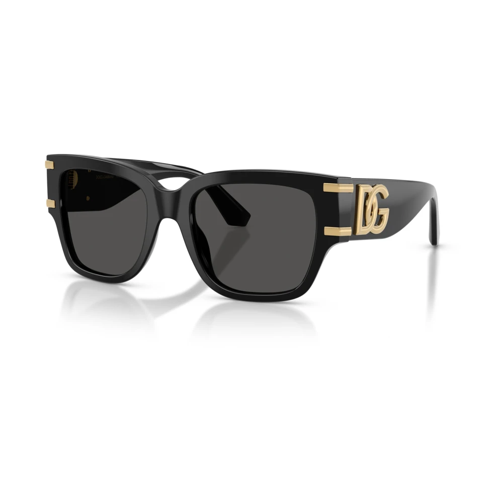 Dolce&Gabbana Woman Sunglass DG4563 - Frame color: Black, Lens color: Dark Grey - Image 3