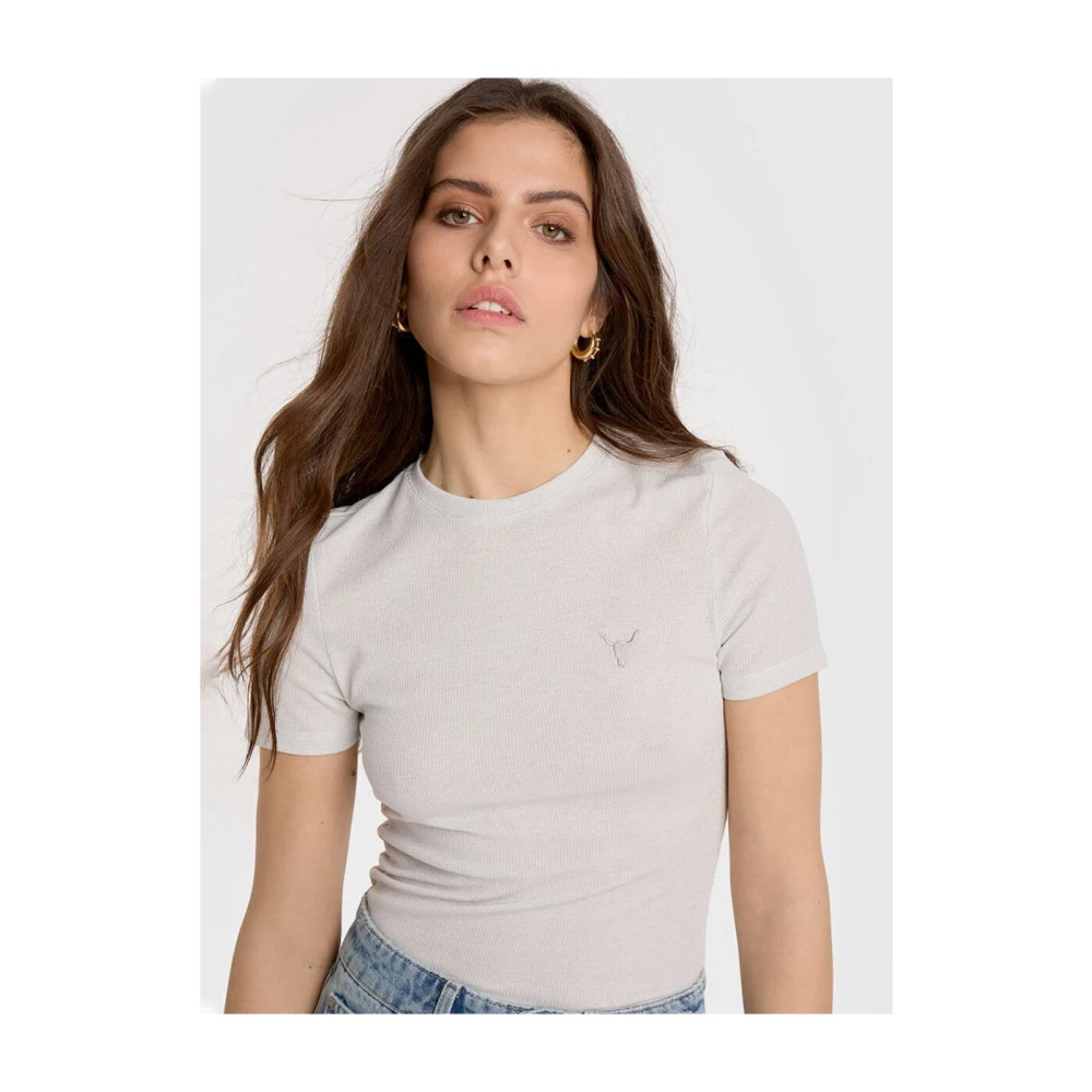 Alix The Label T-shirt 2403826598 White Dames