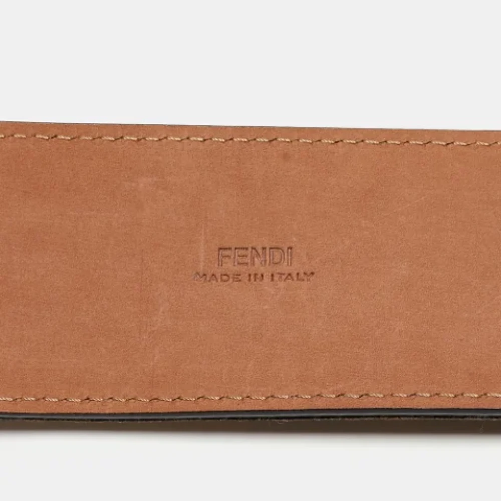 Fendi Vintage Pre-owned Leather belts Brown Dames