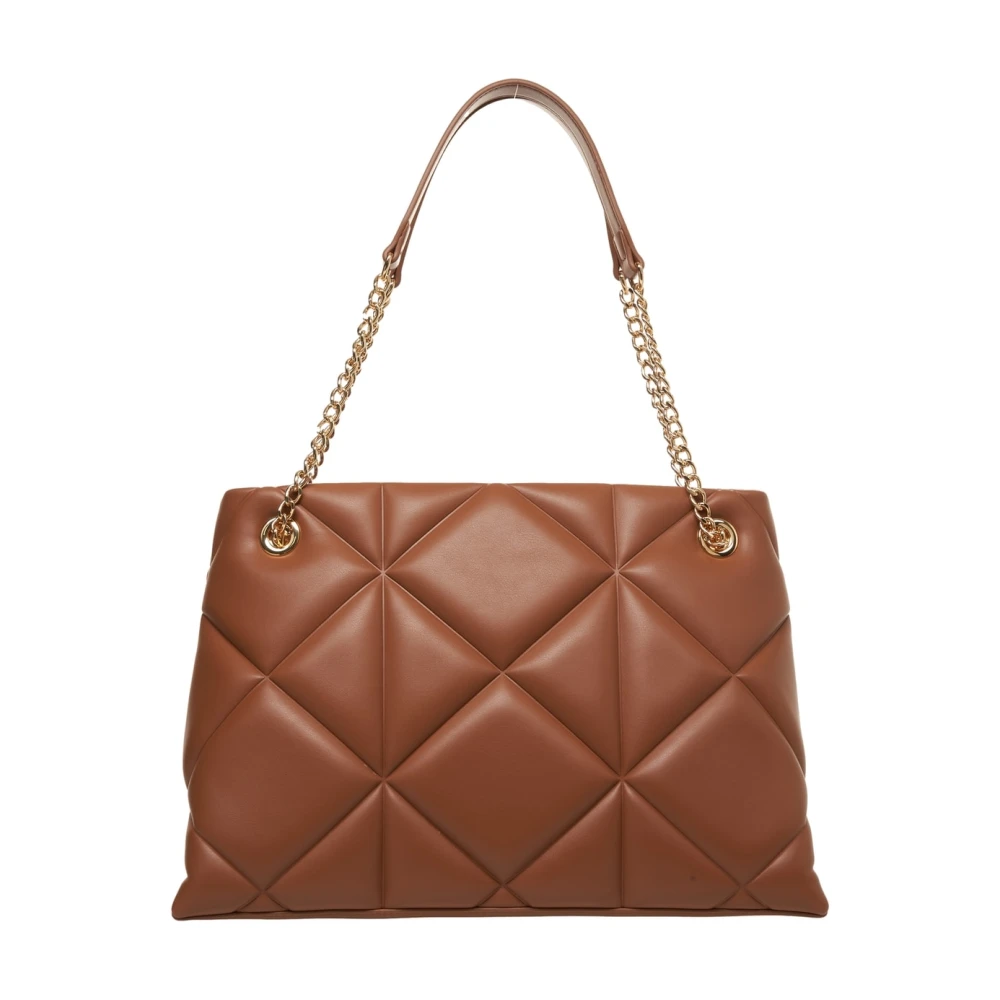 Love Moschino Bruine Gewatteerde Schoudertas Brown Dames