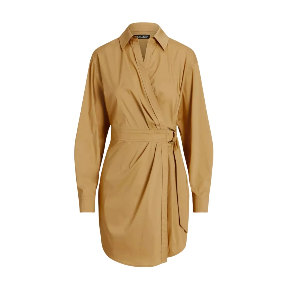 Ralph Lauren Koperen minijurk Beige Dames