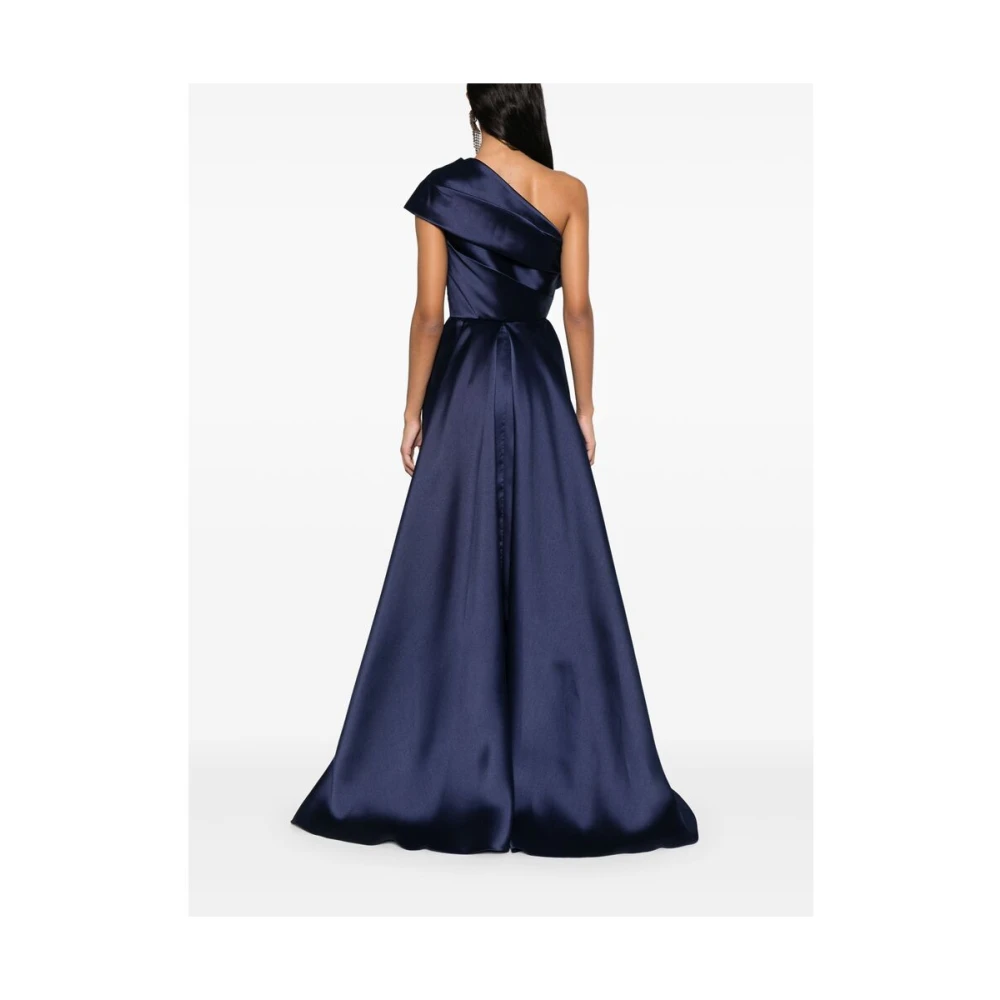 Solace London Alba One Shoulder Gown Blue Dames