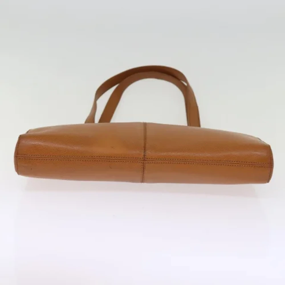Chanel Vintage Pre-owned Leather totes Brown Dames