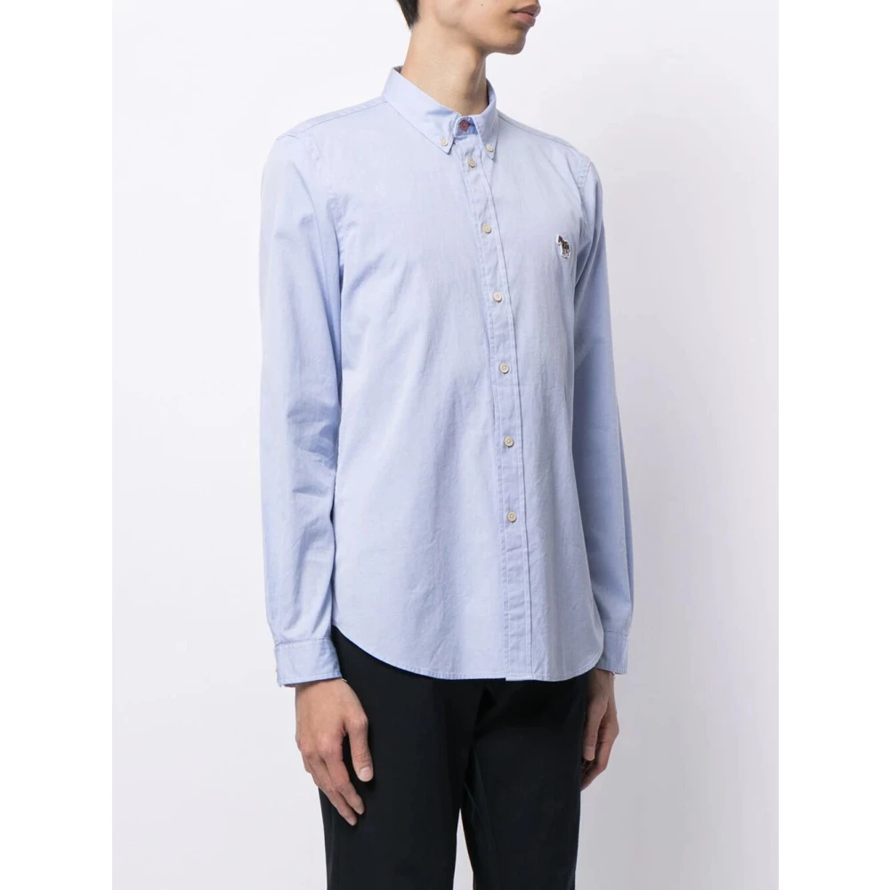 PS By Paul Smith Formal Shirts Blue Heren