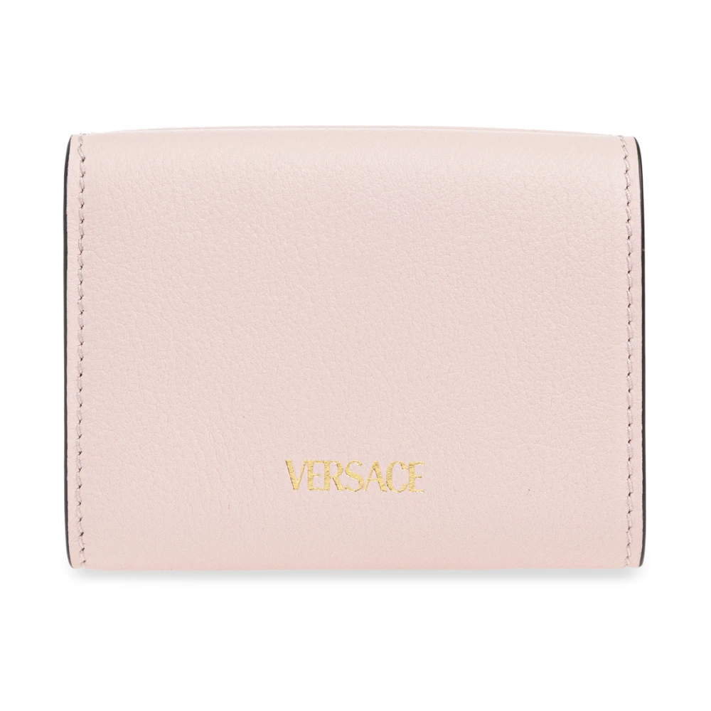 Versace Leren portemonnee Pink Dames