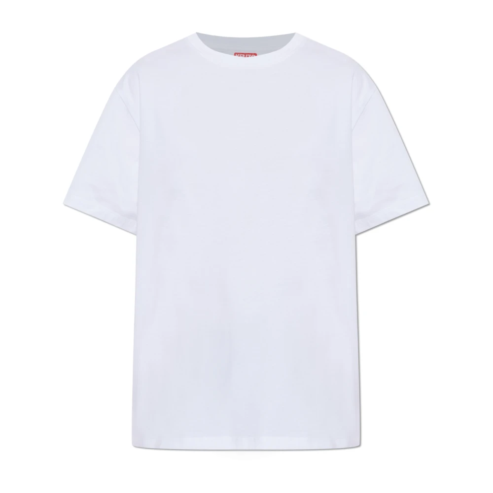 Kenzo Donna Bianco Top, L, New,