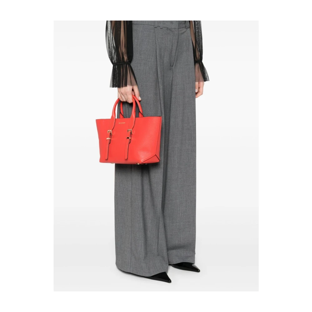 Michael Kors Rode Shopper Tas voor Vrouwen Red Dames