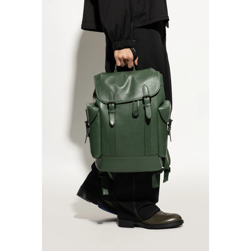 Coach Leren rugzak Hitch Green Heren