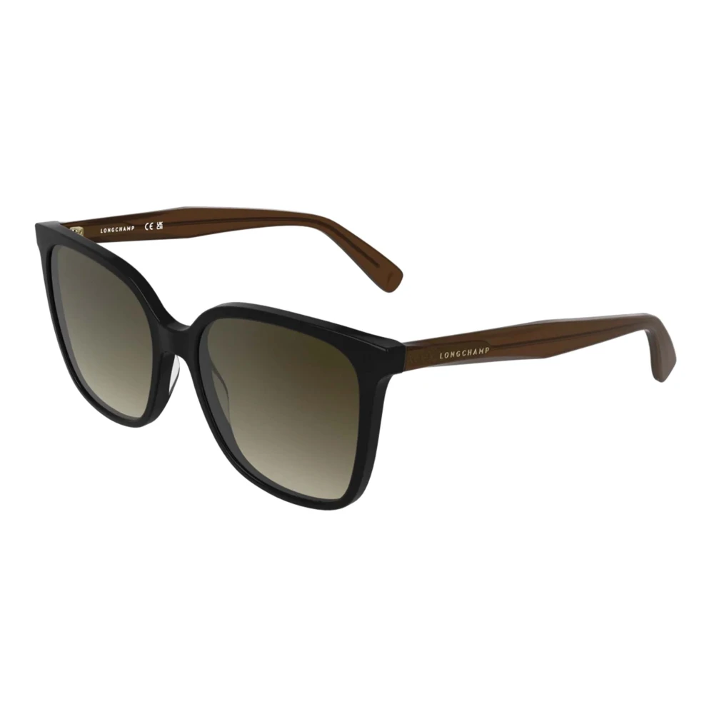 Longchamp Black Rectangle Sunglasses - Female - Sunglasses - 55 Mm - Accessories