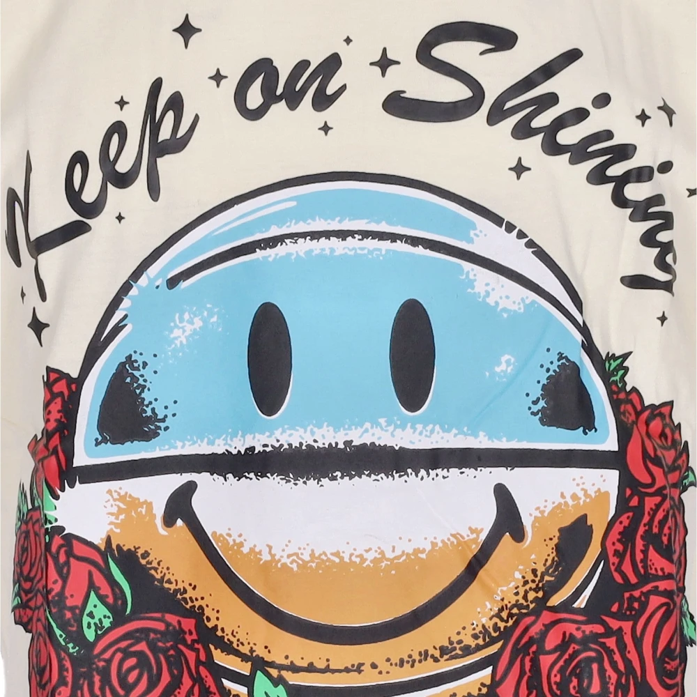 Market Smiley Keep On Shining Tee Beige Heren