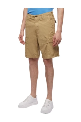 Stretch Cotton Cargo Shorts
