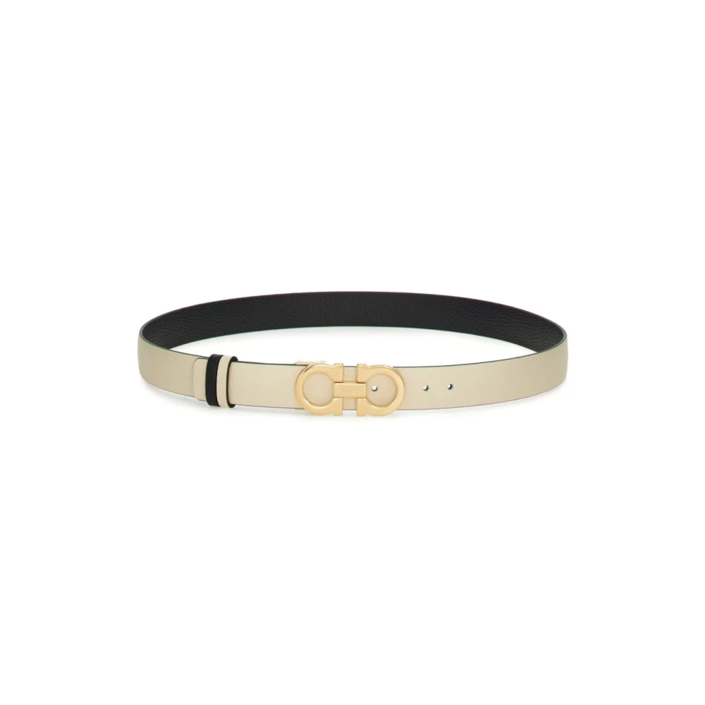 Salvatore Ferragamo Witte riemen voor mannen en vrouwen White Dames