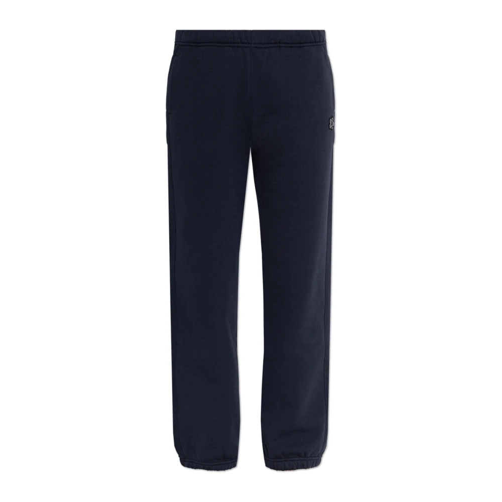 Kenzo Femme Bleu - Pantalon De Survêtement Avec Écusson - Pantalons - Taille: 42 Fr