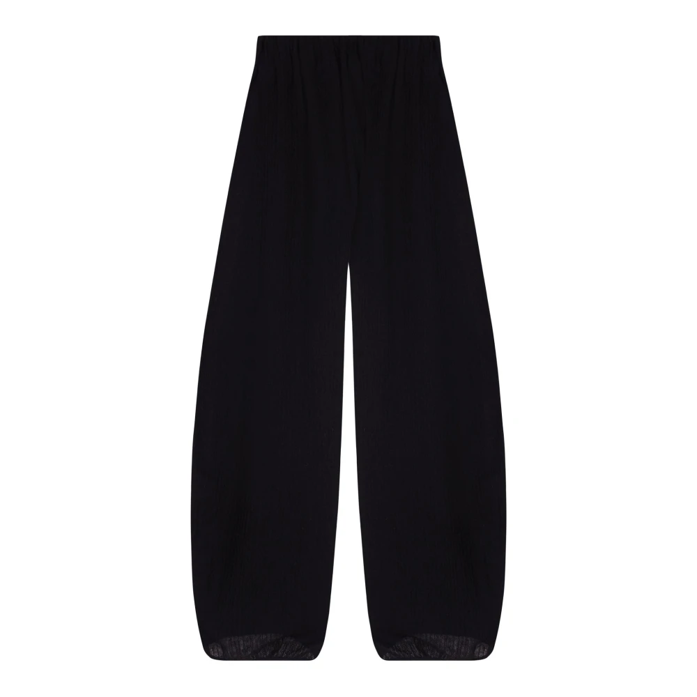 Cortana Maryam zwarte broek van zuivere wol Black Dames
