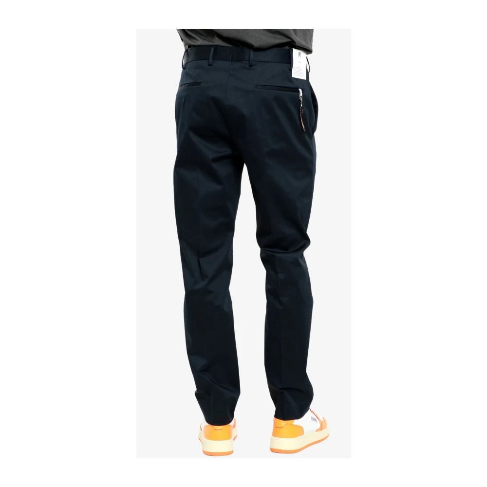 PT Torino Blauwe Katoenen Broek Dieci Model Blue Heren