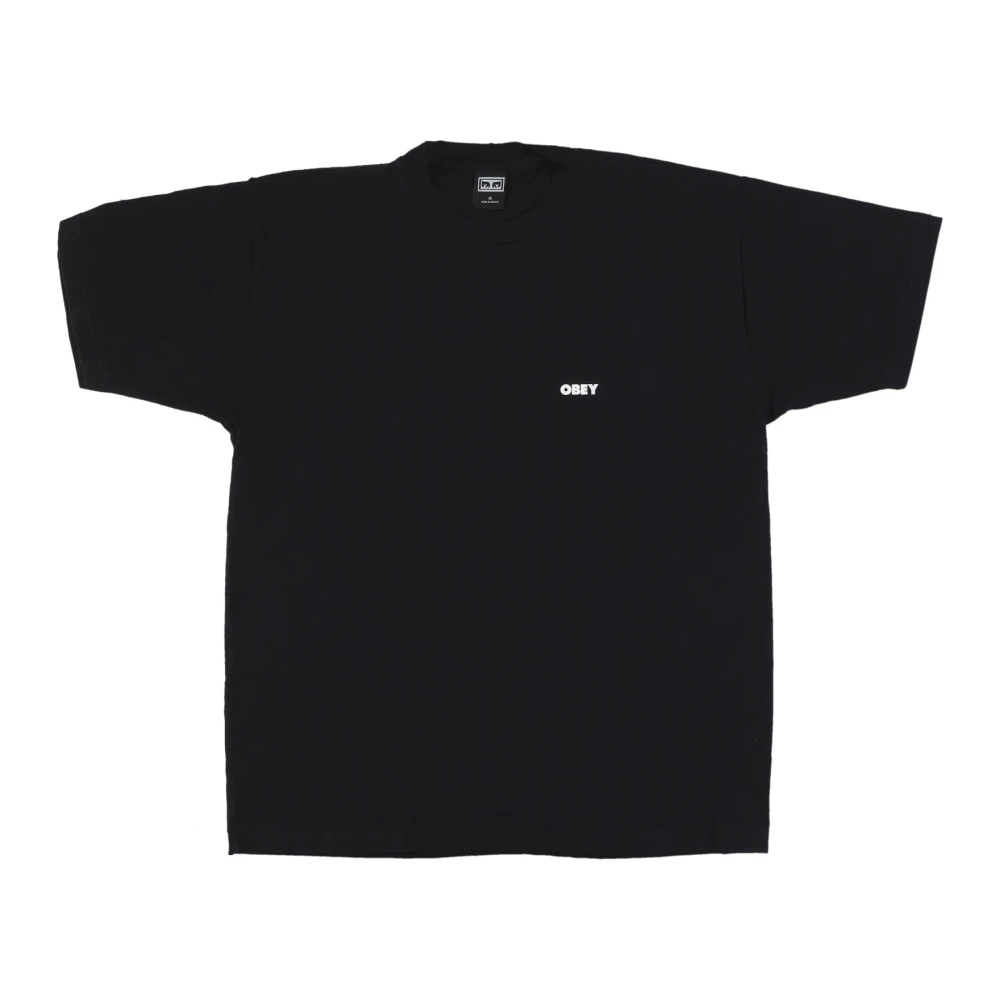Obey Gedurfd Icoon Zwart T-shirt Black Heren