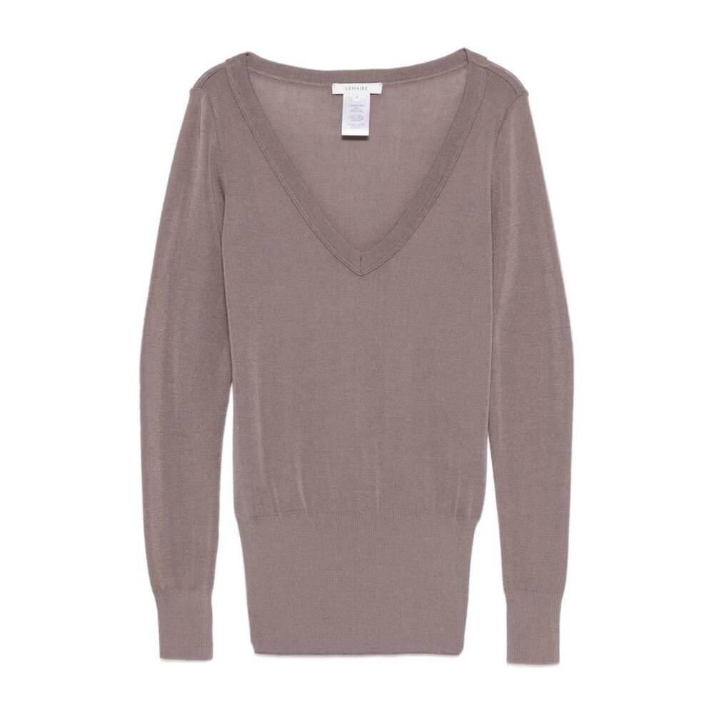 V-neck Knitwear in Purple