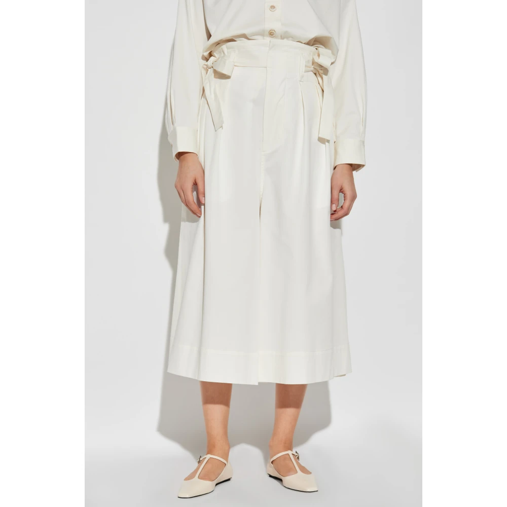 Fabiana Filippi Geplooide broek Beige Dames
