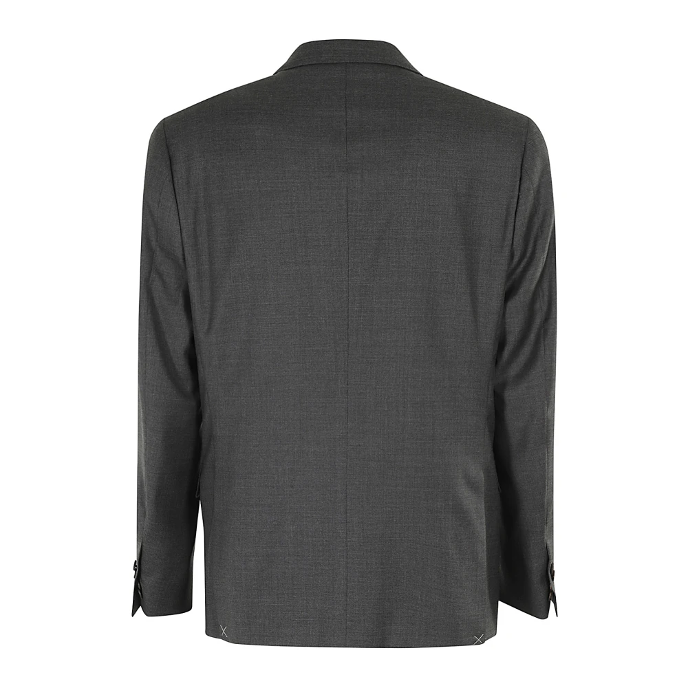 Corneliani Twill Wol Grijs Pak Gray Heren