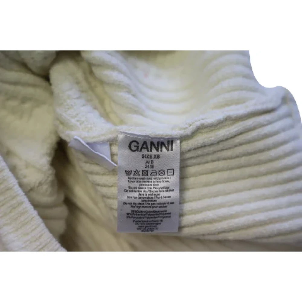 Ganni Cotton outerwear Beige Dames