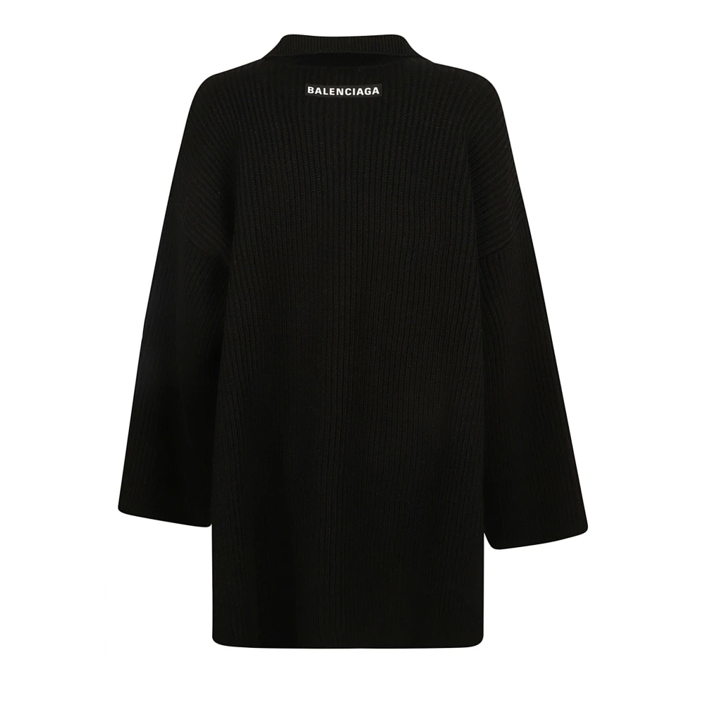 Balenciaga Zwarte Sweaters Black Dames