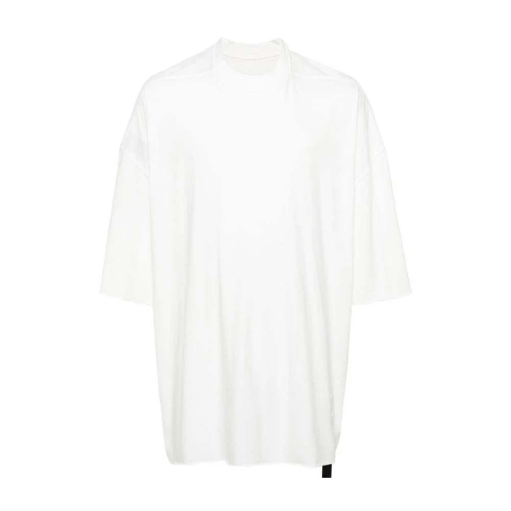Rick Owens Melkkleurig Tommy T-shirt White Heren