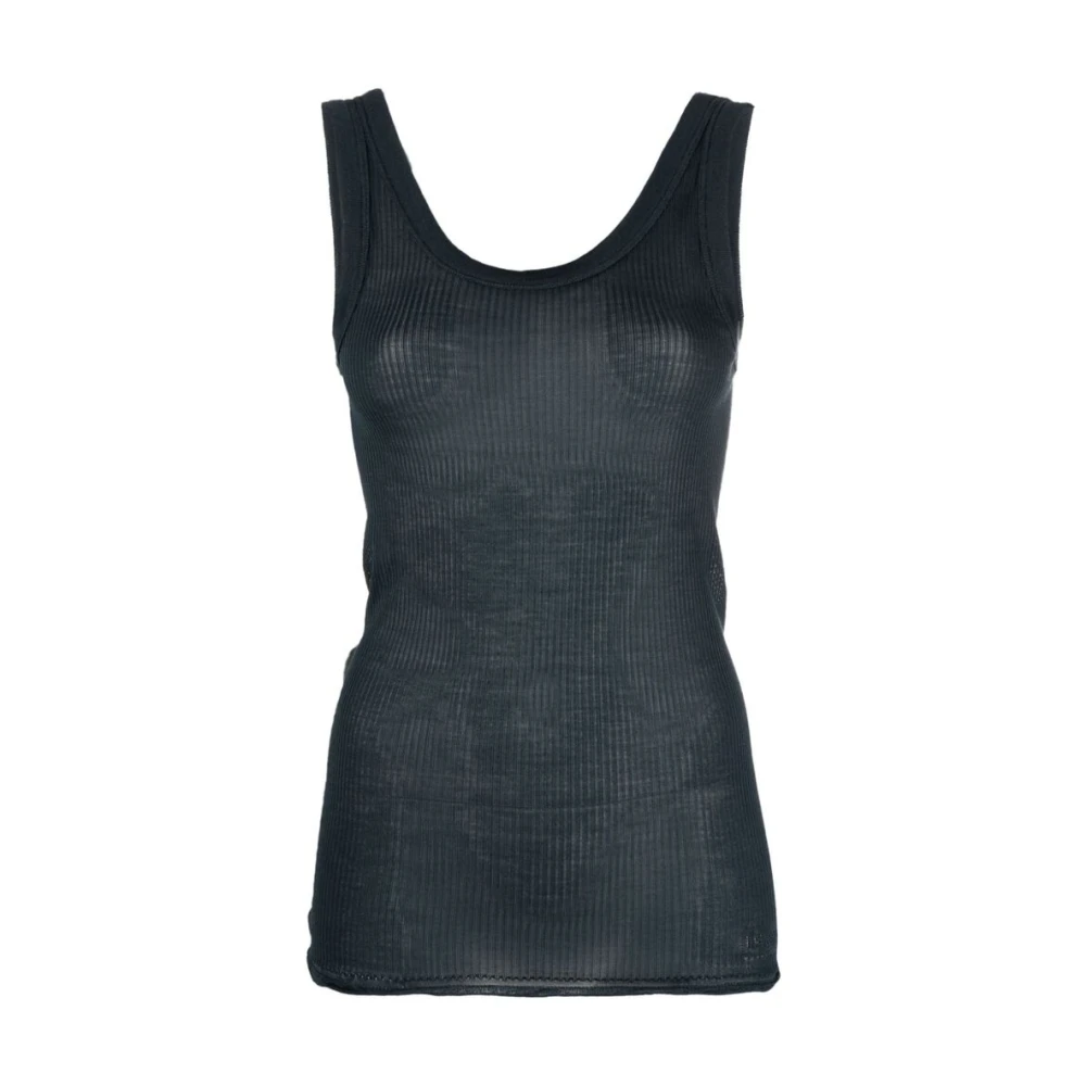 Lemaire Sleeveless Tops Blue Dames
