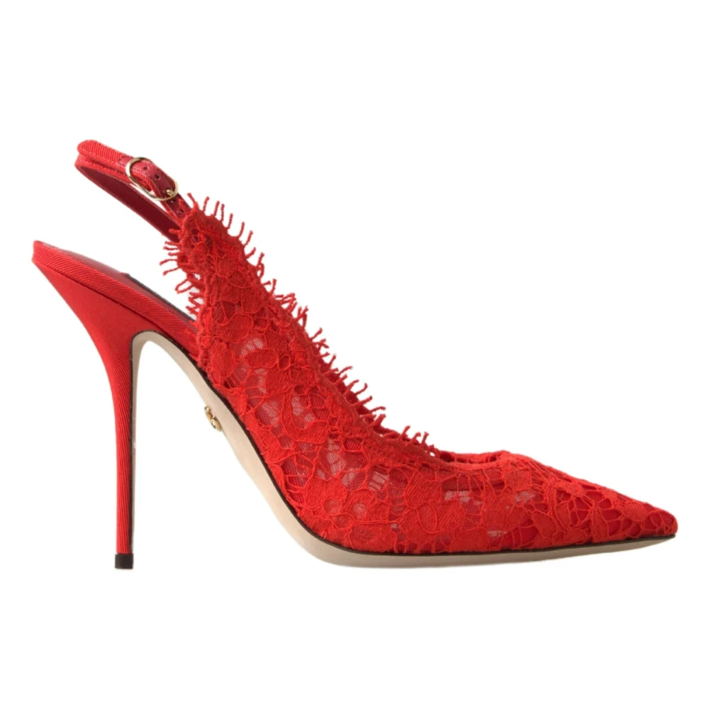 Dolce & Gabbana Rode Hoge Hakken Red Dames