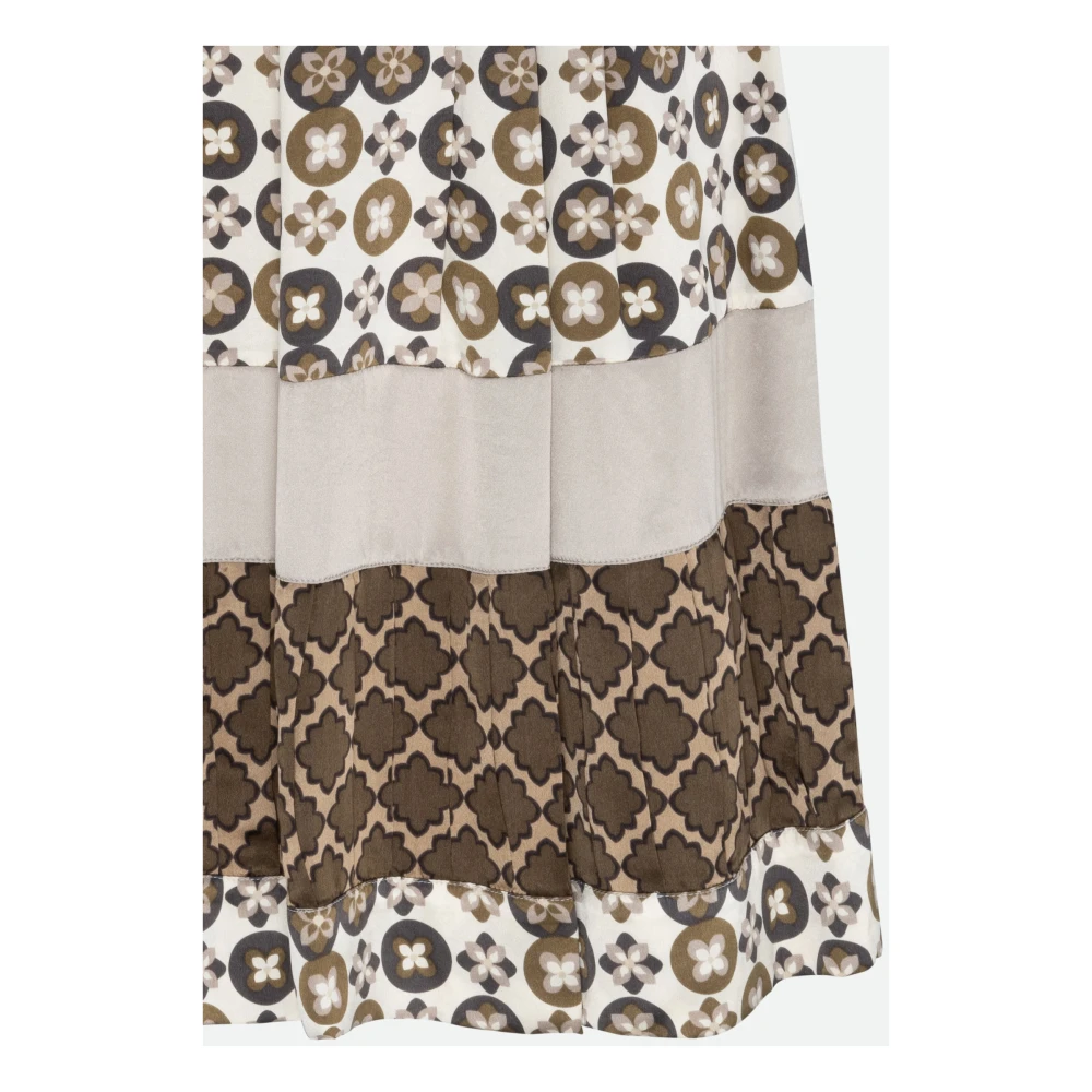 SPORTMAX Midi Multicolor Patroon Rok Multicolor Dames