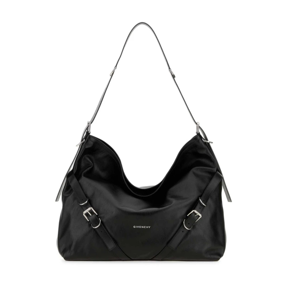 Givenchy Zwarte Schoudertas met Gespdetail Black Dames