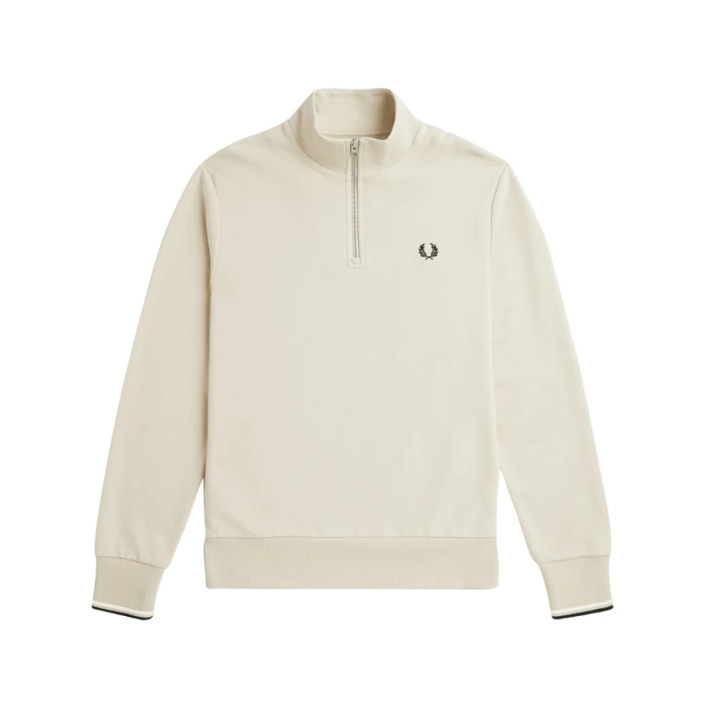 Fred Perry Basis Sweater Beige Heren