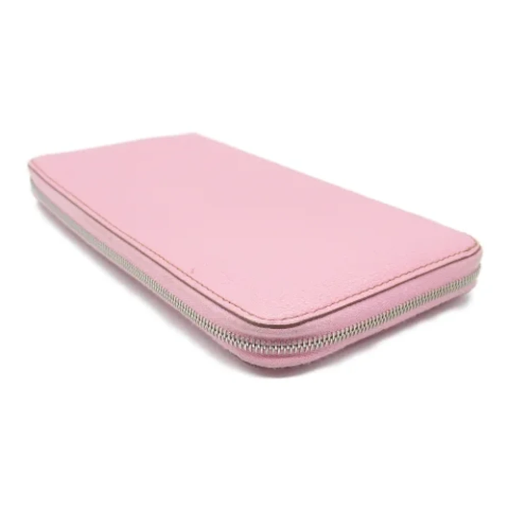 Hermès Vintage Pre-owned Leather wallets Pink Dames