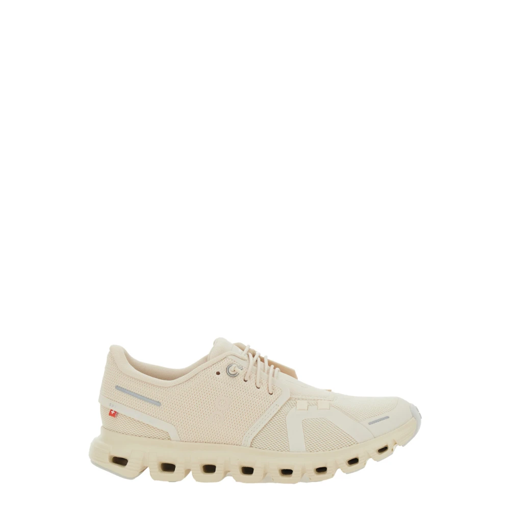 On Running Beige Running Shoes, Female, 5 Uk, Cloud 6
